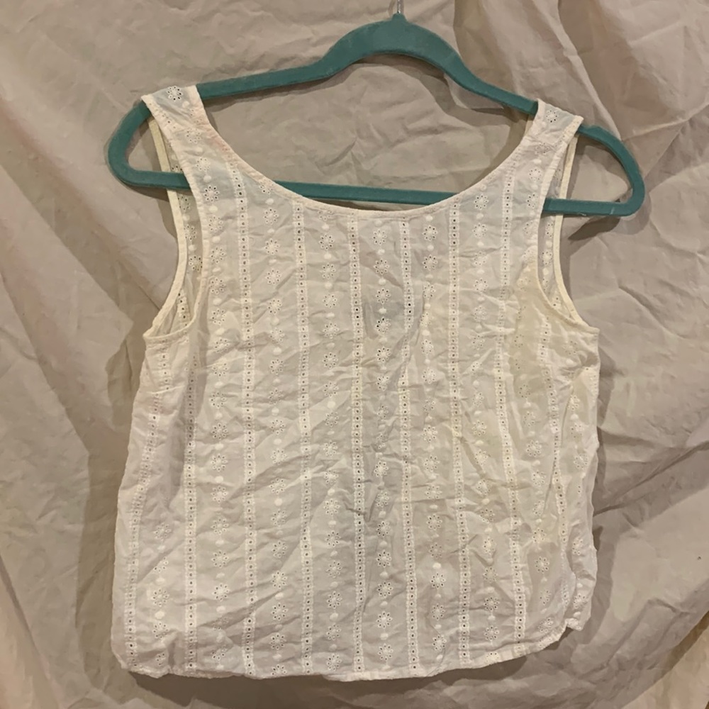 Brandy Melville cropped tank top with open back